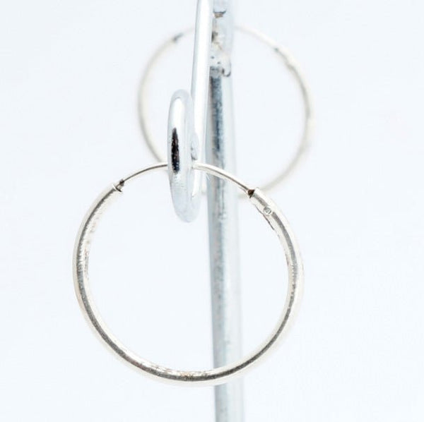 Silver Hoop Earrings