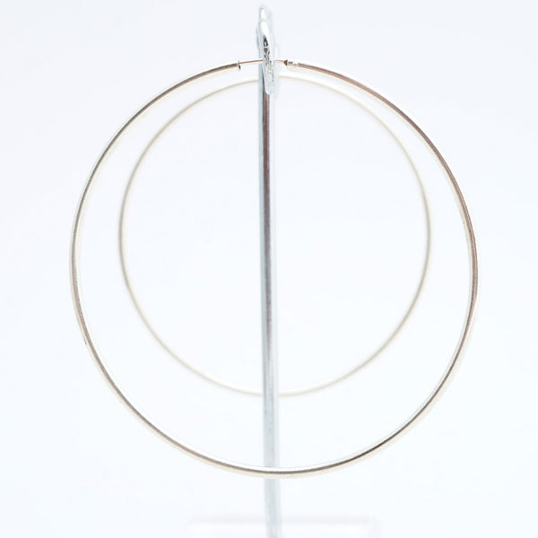 Silver Hoop Earrings
