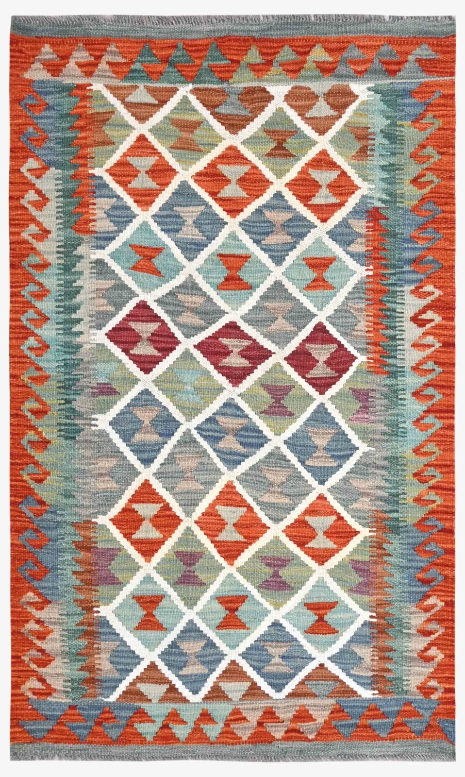 Maimaneh Kilim Rug 127 x 76 cms - The Nomads Tent Edinburgh
